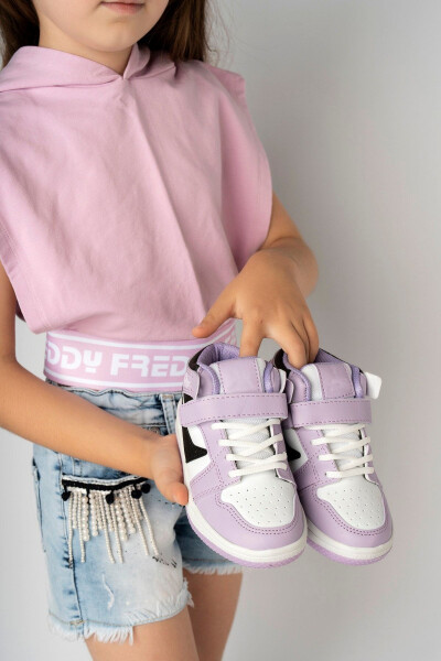 Kids Lilac Ankle Sneaker - 7