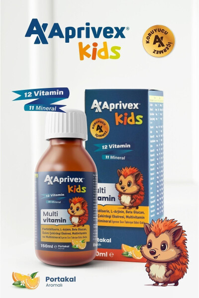 Kids Multivitamin Natural Orange Flavored Syrup 150 ml - 1