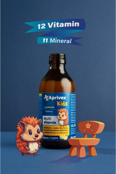 Kids Multivitamin Natural Orange Flavored Syrup 150 ml - 2