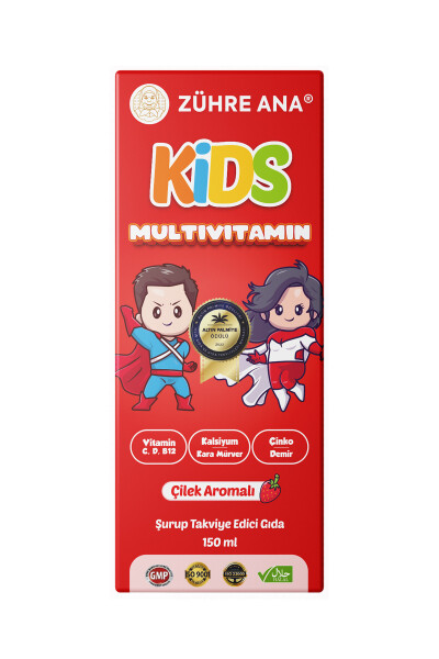 Kids Multivitamin Syrup Strawberry 150 Ml - 3