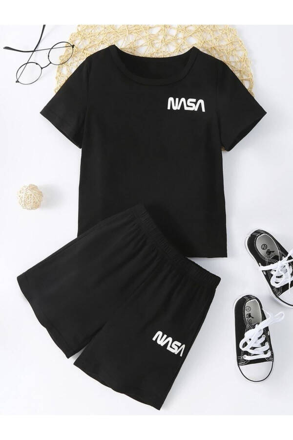 Kids NASA Printed Top and Bottom Set - 1