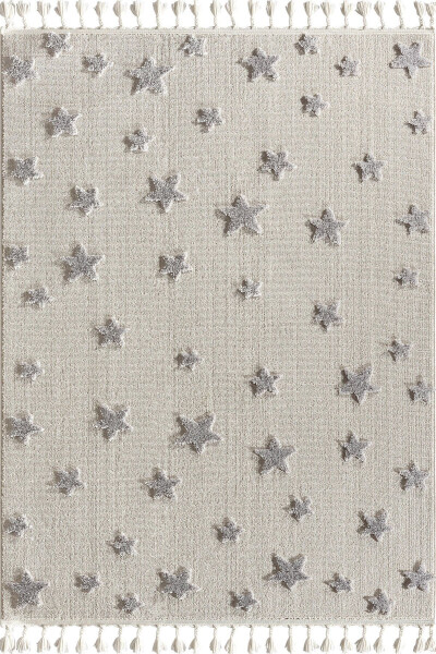 Kids - Starry Anti-Allergic Star Figured Baby Room Rug - 1