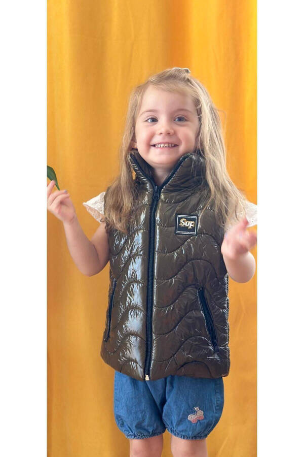 Kids Zippered Puffer Vest - 3