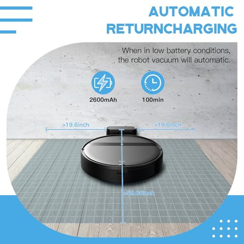 Kilgone Robot Vacuum and Mop Combo with App/Voice Control, Robot Vacuums Cleaner and Mop 2 in 1, Robotic Vacuum Tangle-Free, Daily Schedule, Vacuum Robot Cleaner and Mop Combo for Home - 7