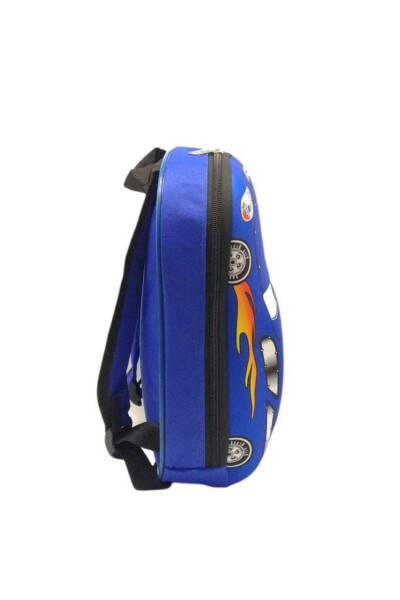 Kindergarten & Preschool Children's Back to School Bag Cars F99 (Blue) 3-6 Years 5D Embossed 33CM - 3