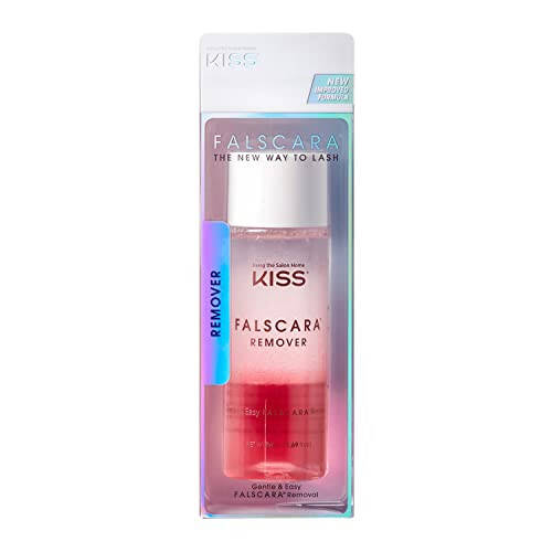 KISS Falscara Remover for Lash Adhesive, Makeup, and False Eyelash Wisps, Rosewater Infused Gentle Nourishing Formula, Includes 1 Bottle of Lash Remover, Net Wt. 50 ml (1.69 fl. oz.) - 2