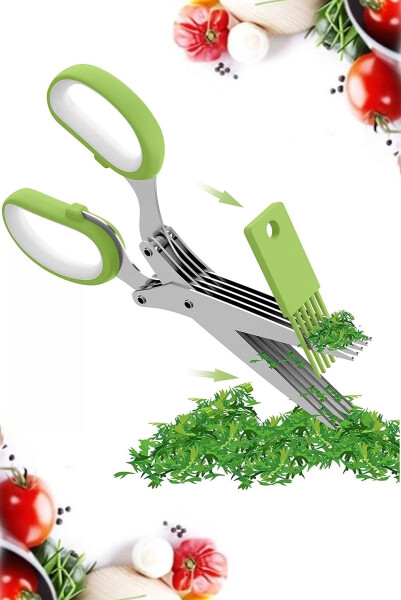 Kitchen Parsley Chopping Scissors Steel Egg Whisk Tungsten Knife Sharpener Metal Potato Peeler - 4