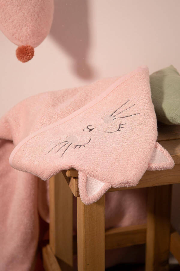 Kitty Swaddle Pink 75x75 - 16