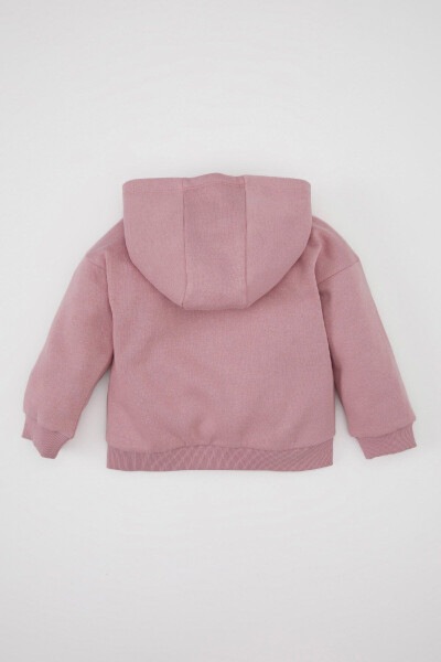 Kız Bebek Kapüşonlu Kalın İçi Yumuşak Tüylü Sweatshirt Hırka D0750A524AU - 15