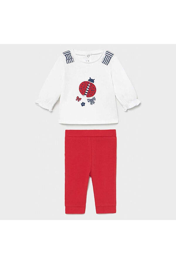 Kız Bebek T-shirt Tayt 4 Lü Set - 8