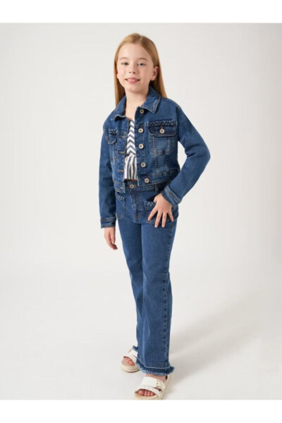 Kız Çocuk Denim Ceket 6460 - 1