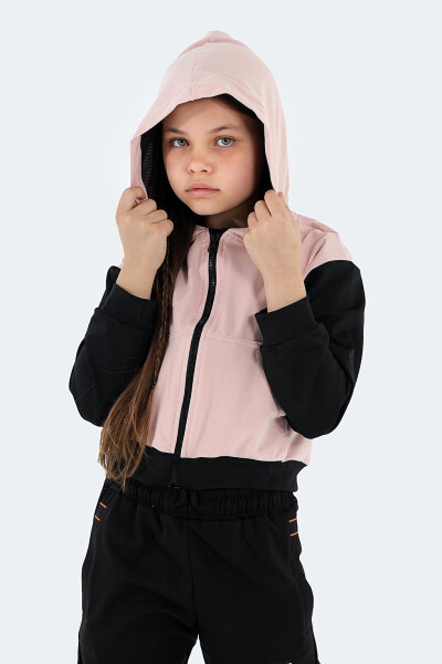 Kız çocuk sweatshirt, pembe - 10