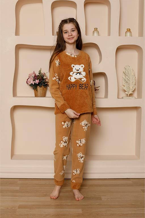 Kız Çocuk WelSoft Polar Pijama Takımı 20522 - 2