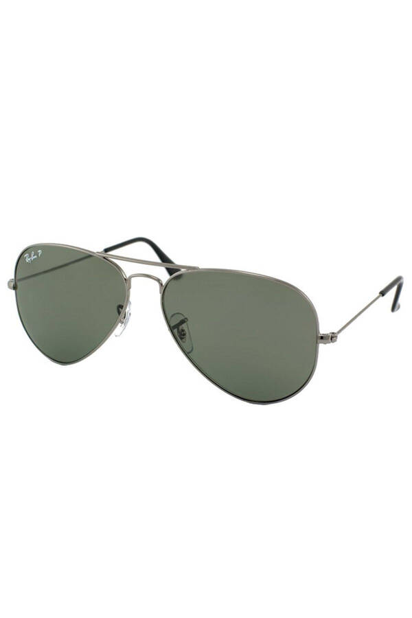 Klasik Damla Aviator Rb3025 004/5858 Gümüş Çerçeve-polarize - 5