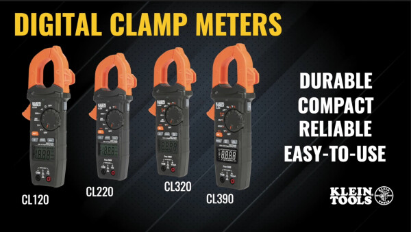 Klein Tools CL120VP Electrical Voltage Test Kit with Clamp Meter, Three Testers, Test Leads, Pouch and Batteries - 7