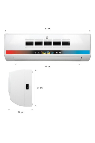 KM-1717-HC Wall Mounted Fan Heater and Ventilator - 3