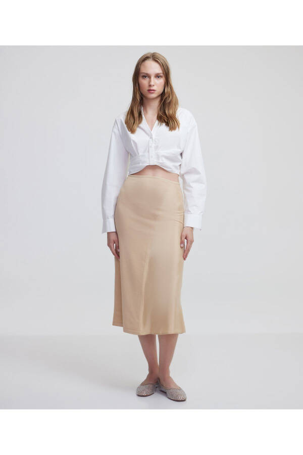 Knit midi skirt - 1