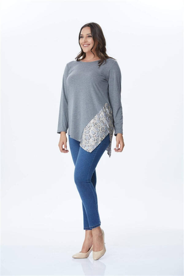 Knit Tunic with Slit Detail - 2