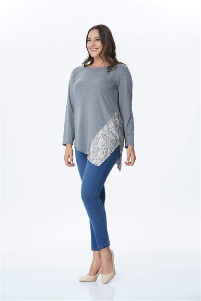 Knit Tunic with Slit Detail - 5