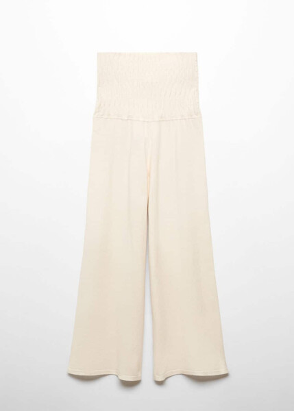 Knit Wide Leg Pants - 2