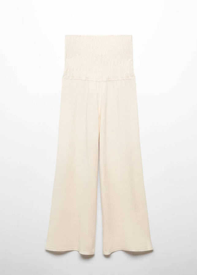 Knit Wide Leg Pants - 2