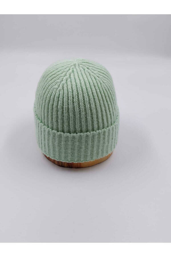 Knitted Unisex Double Solid Beanie - 2