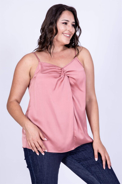 Knot Detail Strappy Blouse - 2