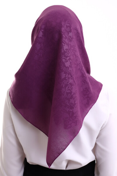 Kofra Patterned Headscarf - Lilac - 5