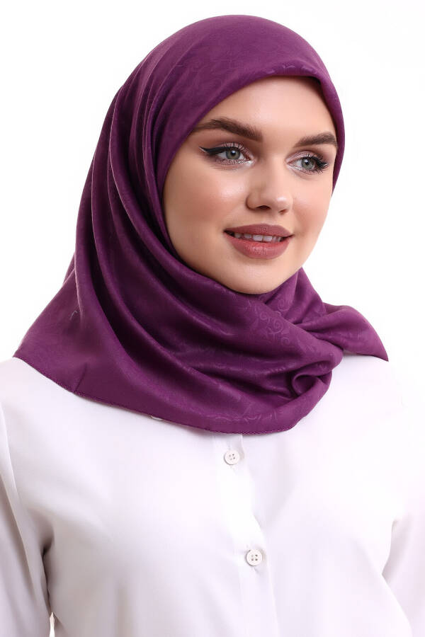 Kofra Patterned Headscarf - Lilac - 6