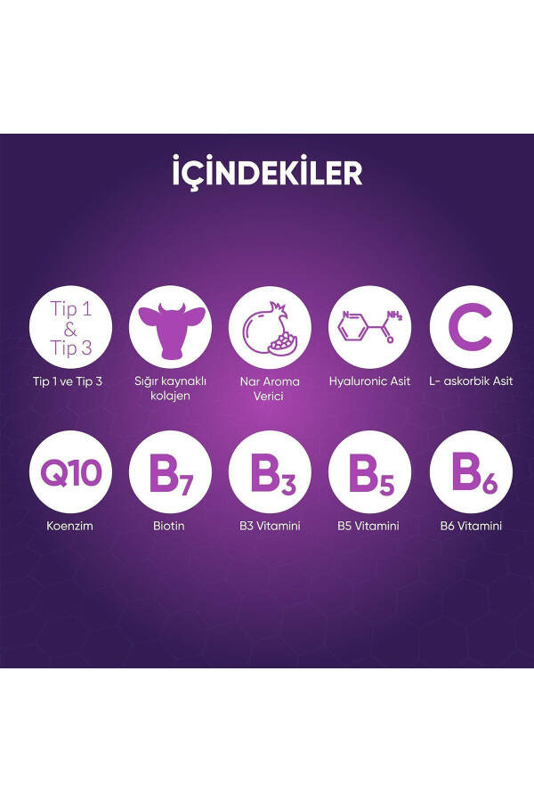 Kolajen Güzellik Yüksek Biyoaktif Hidrolize Kolajen %100 Saf Ve Doğal - 10 Tüp - 8