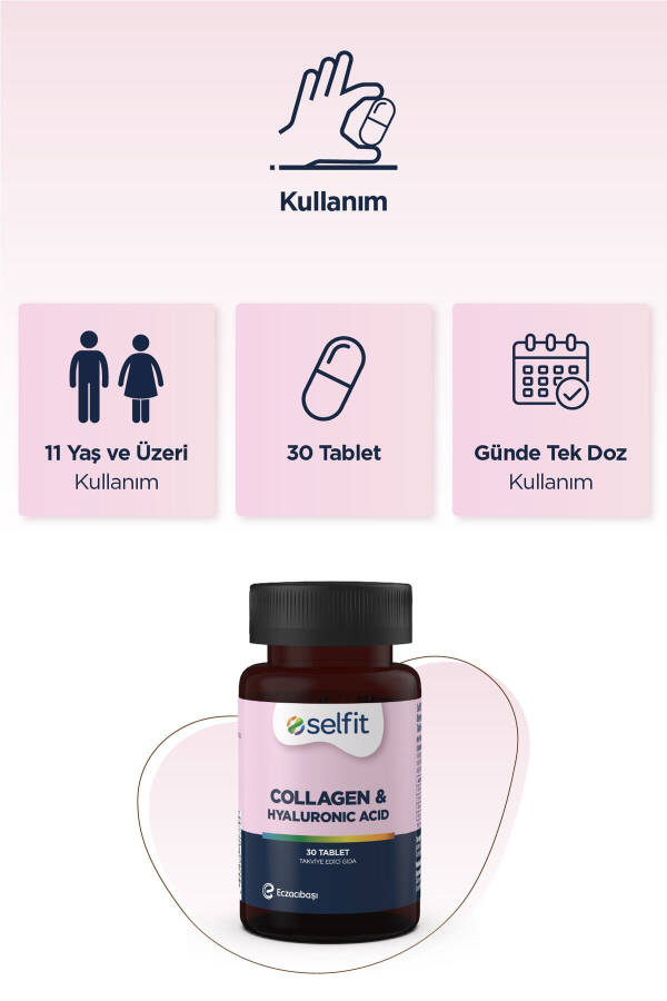 Kolajen ve Hyaluronik Asit 30 Tablet - 11