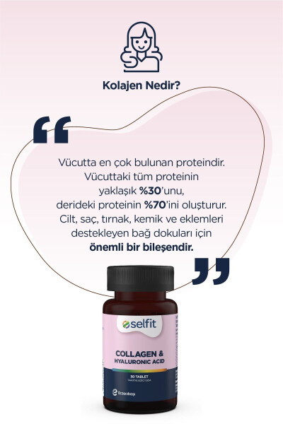 Kolajen ve Hyaluronik Asit 30 Tablet - 12