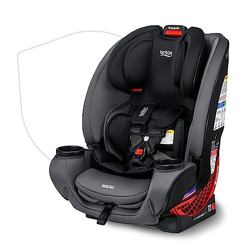 Комплект автокресла Britax One4Life, с возможностью установки лицом/спиной к движению, от младенчества до бустера, 5-120 фунтов и 63 дюйма - 2