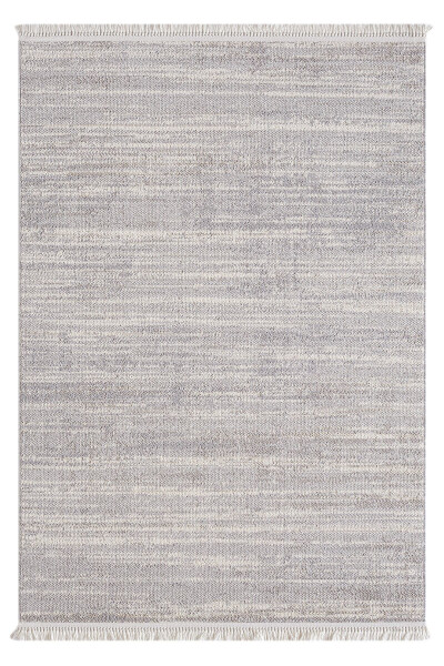 Konfor Bastia 1276 Cream Grey Soft Knit Modern Woven Boucle Rug - 4