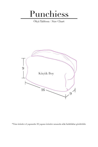 Косметичка с разноцветными цветами - 3