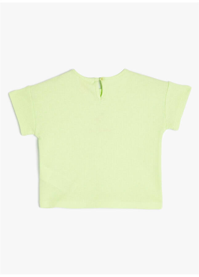 Koton Green Baby Girl T-Shirt 4SMG10129AK - 5