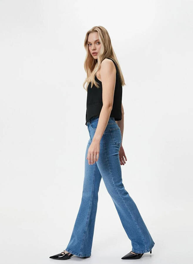 Koton Women's Slim Fit Denim Pants - 2