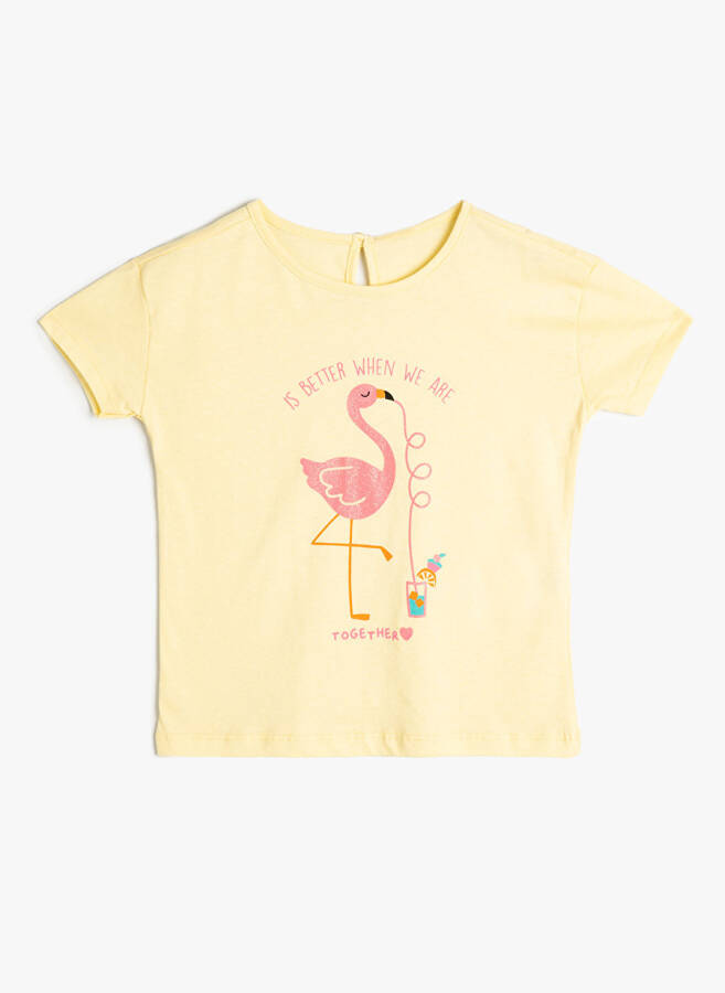 Koton Yellow Baby Girl T-Shirt 4SMG10109AK - 1