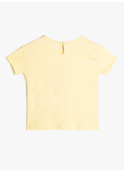 Koton Yellow Baby Girl T-Shirt 4SMG10109AK - 5