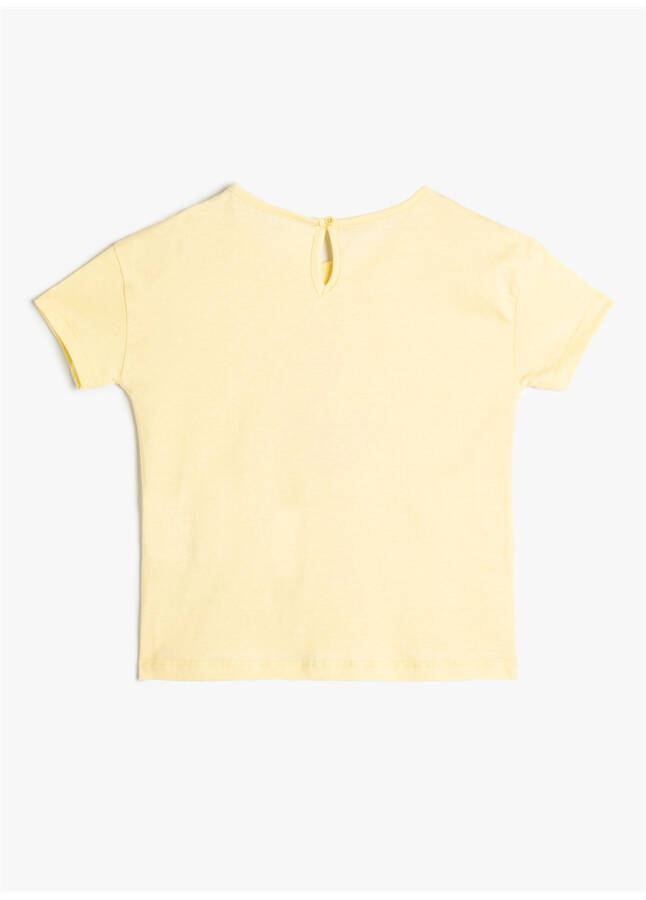 Koton Yellow Baby Girl T-Shirt 4SMG10109AK - 5