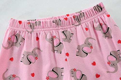 Küçük Kızlar İçin Kısa Kollu %100 Pamuklu Pijama Takımı, Deniz Kızı Uyku Kıyafetleri, Unicorn Pijama Yazlık Elbise Takımları 1-7 Yaş - 35