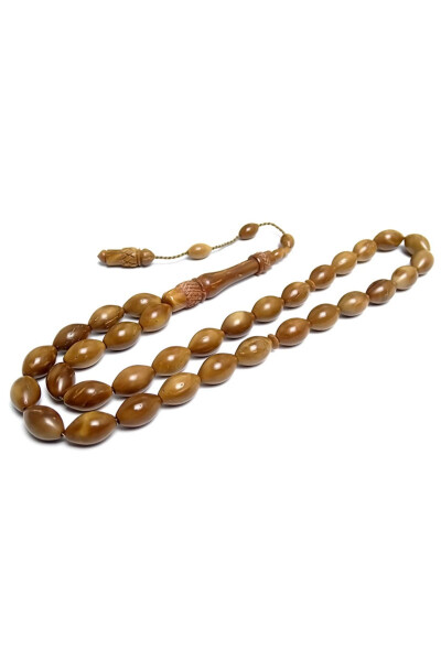 Kuka rosary, crafted with penmanship and adorned with a turbaned beyzi cutting model. - 2