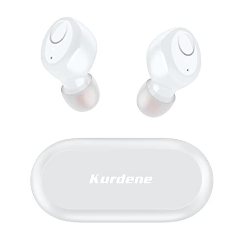 Kurdele Bluetooth Earbuds, S8 pro Wireless Earbuds 48H Playtime Call Noise Cancelling IPX8 Waterproof Ear Buds Deep Bass Earphones with Microphone in-Ear Stereo Headphones for Work, Sport, Running - 1