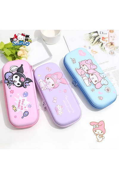 Kuromi, My Melody, Cinnamaroll 3D Luxury Eva Pencil Case (1 Piece) - 1