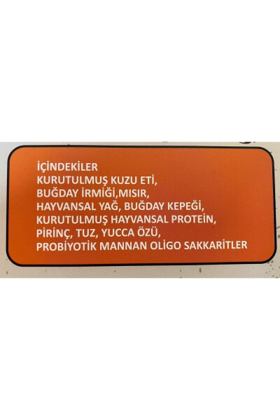 Kuzu Etli Köpek Maması 22 Protein (15 Kg) - 3