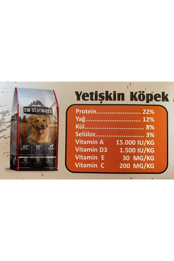 Kuzu Etli Köpek Maması 22 Protein (15 Kg) - 5