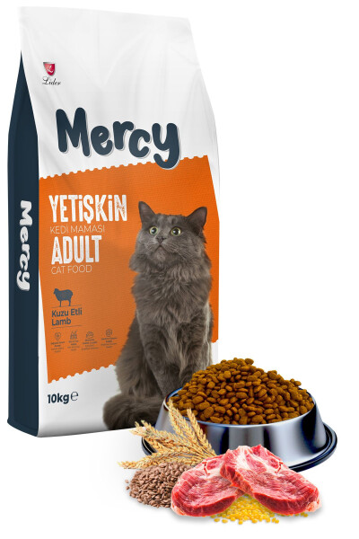 Kuzu Etli Yetişkin Kedi Maması 10 Kg - 1