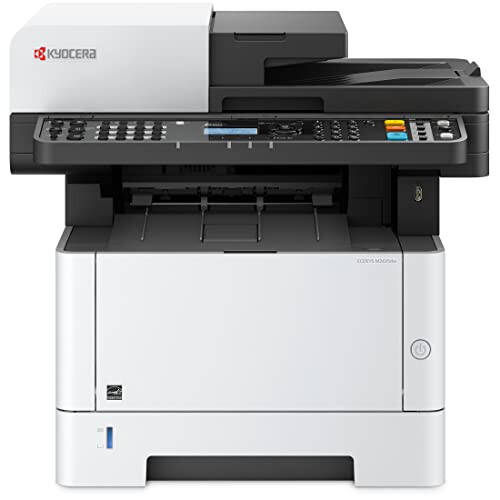 KYOCERA ECOSYS M2635dw Ko'p Funktsiyali Monoxrom Lazer Printer (Chop etish/Nusxa olish/Skanlash/Faks), 37 sahifaga/min, 1200 dpi gacha, Gigabit Ethernet, USB, Simsiz & Wi-Fi Direct, Mobil Chop etish, 5 Qatorli LCD w/Hard Key Panel - 2