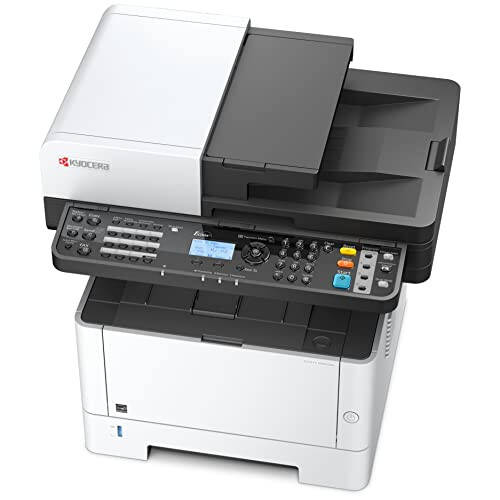 KYOCERA ECOSYS M2635dw Ko'p Funktsiyali Monoxrom Lazer Printer (Chop etish/Nusxa olish/Skanlash/Faks), 37 sahifaga/min, 1200 dpi gacha, Gigabit Ethernet, USB, Simsiz & Wi-Fi Direct, Mobil Chop etish, 5 Qatorli LCD w/Hard Key Panel - 5