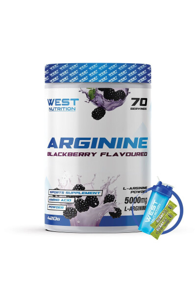 L-arginin (Arginin) 420 Gr 70 taom BlackBerry xushbo'y bilan - 1